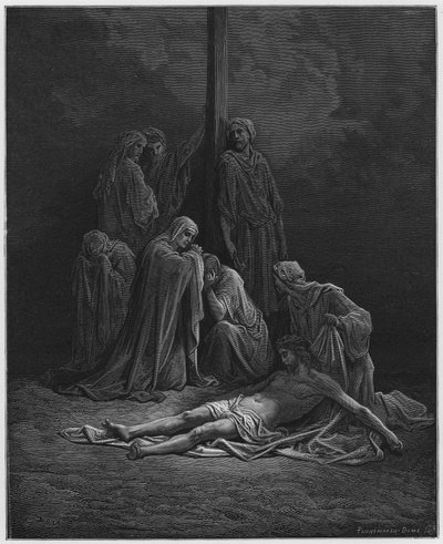 Il Cristo morto da Gustave Dore